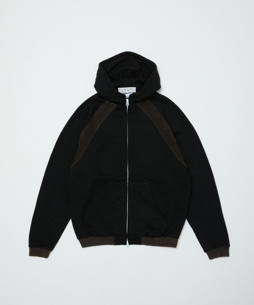BAL（バル）の「BAL / BIKE ATHLETIC POLY COTTON ZIP HOODIE（パーカー・メンズ・ブラック/オリーブ/ベージュ・3/2/1）」の22枚目の写真