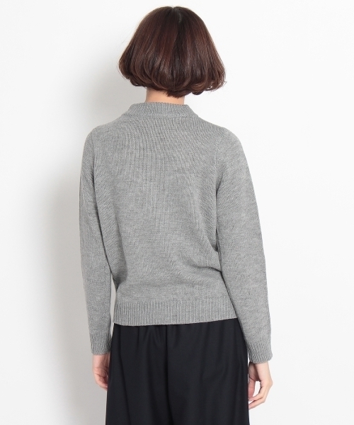 THE EMPORIUM(ジエンポリアム)の「フリルニットプルオーバー(ニット/セーター・レディース・ホワイト/グレー/ブルー/ベージュ・38/40)」の7枚目の写真