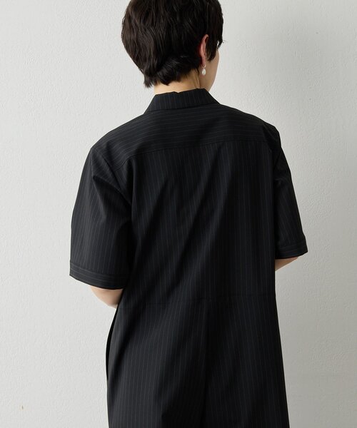 THE PAUSE（ザ ポーズ）の「【THE PAUSE】ストライプカイキンジャンプスーツ（つなぎ/オールインワン・レディース・ネイビー/ブラック・FREE）」の7枚目の写真