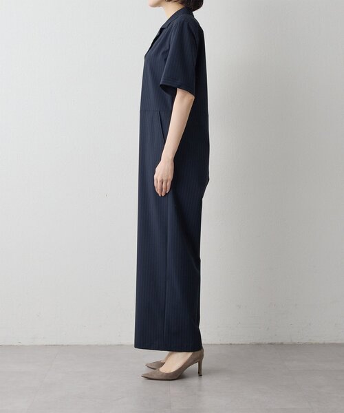 THE PAUSE（ザ ポーズ）の「【THE PAUSE】ストライプカイキンジャンプスーツ（つなぎ/オールインワン・レディース・ネイビー/ブラック・FREE）」の22枚目の写真