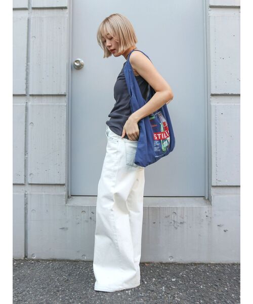 Ungrid(アングリッド)の「ヘンリーテレコタンクトップ(タンクトップ・レディース・イエロー/チャコールグレー/オフホワイト・FREE)」の21枚目の写真