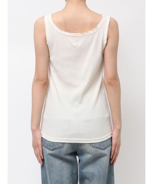 Ungrid(アングリッド)の「ヘンリーテレコタンクトップ(タンクトップ・レディース・イエロー/チャコールグレー/オフホワイト・FREE)」の5枚目の写真