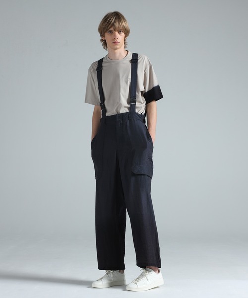 Y-3（ワイスリー）の「Y-3 CRINKLE VISCOSE SUSPENDER PANTS（その他パンツ・メンズ・グレー系・XX-SMALL/X-SMALL/SMALL/MEDIUM/LARGE/X-LARGE）」の6枚目の写真