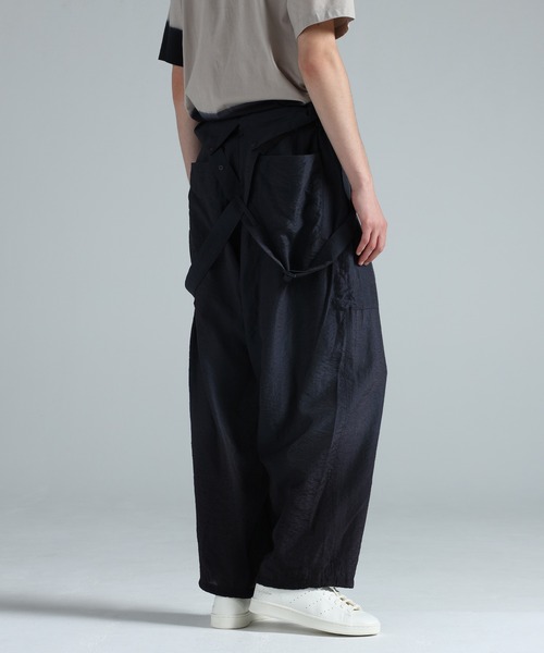 Y-3（ワイスリー）の「Y-3 CRINKLE VISCOSE SUSPENDER PANTS（その他パンツ・メンズ・グレー系・XX-SMALL/X-SMALL/SMALL/MEDIUM/LARGE/X-LARGE）」の8枚目の写真