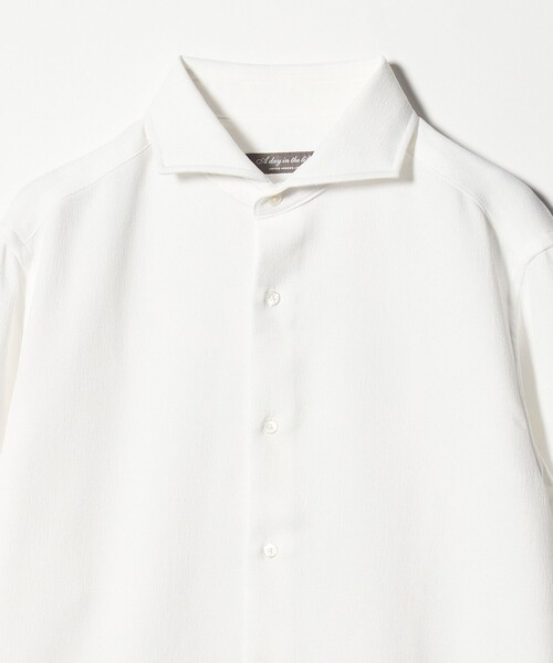 A DAY IN THE LIFE UNITED ARROWS（アデイインザライフユナイテッドアローズ）の「リネンライク スラブ ツイル カッタウェイカラーシャツ-吸水速乾-＜A DAY IN THE LIFE＞（シャツ/ブラウス・メンズ・ロイヤルブルー/ナチュラル/ホワイト/ライトブルー・L/XL/S/M）」の16枚目の写真