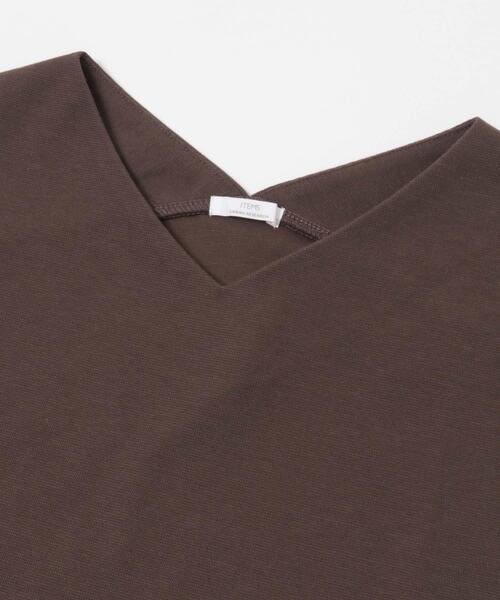 ITEMS URBANRESEARCH(アイテムズ アーバンリサーチ)の「カットミラノフレンチプルオーバー(Tシャツ/カットソー・レディース・ブルー/ホワイト系その他/ブラック/オフホワイト/ブラウン・FREE)」の11枚目の写真
