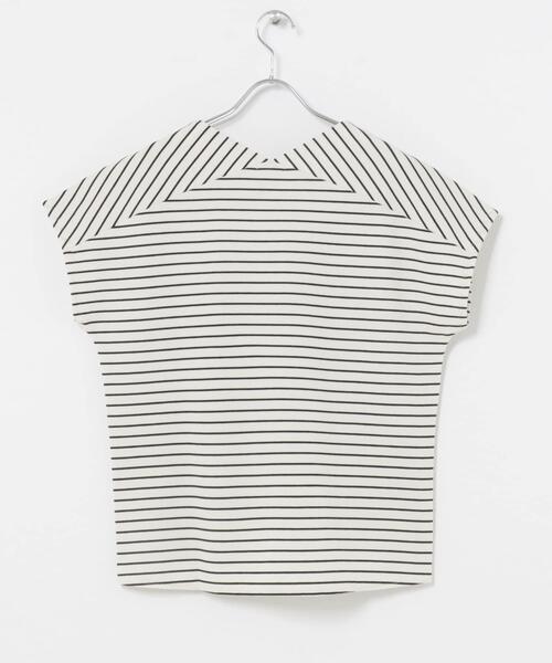 ITEMS URBANRESEARCH(アイテムズ アーバンリサーチ)の「カットミラノフレンチプルオーバー(Tシャツ/カットソー・レディース・ブルー/ホワイト系その他/ブラック/オフホワイト/ブラウン・FREE)」の20枚目の写真