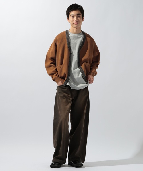 niko and...（ニコアンド）の「デニム切り替えカーディガン（カーディガン/ボレロ・メンズ・ネイビー/キャメル/ライトグレー・MEDIUM/LARGE）」の19枚目の写真