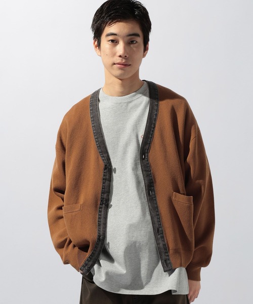 niko and...（ニコアンド）の「デニム切り替えカーディガン（カーディガン/ボレロ・メンズ・ネイビー/キャメル/ライトグレー・MEDIUM/LARGE）」の21枚目の写真