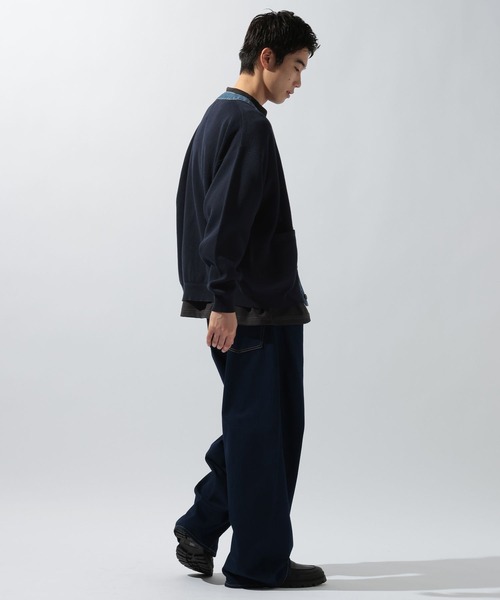 niko and...（ニコアンド）の「デニム切り替えカーディガン（カーディガン/ボレロ・メンズ・ネイビー/キャメル/ライトグレー・MEDIUM/LARGE）」の17枚目の写真