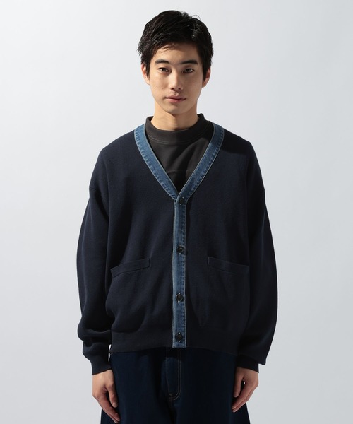 niko and...（ニコアンド）の「デニム切り替えカーディガン（カーディガン/ボレロ・メンズ・ネイビー/キャメル/ライトグレー・MEDIUM/LARGE）」の22枚目の写真