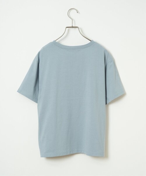 LBC(エルビーシー)の「コットンロゴプリントTシャツ(Tシャツ/カットソー・レディース・その他1/ベージュ/ブルー系その他/コーラル/チャコール/ホワイト・M/L)」の10枚目の写真