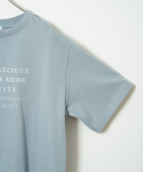LBC(エルビーシー)の「コットンロゴプリントTシャツ(Tシャツ/カットソー・レディース・その他1/ベージュ/ブルー系その他/コーラル/チャコール/ホワイト・M/L)」の13枚目の写真