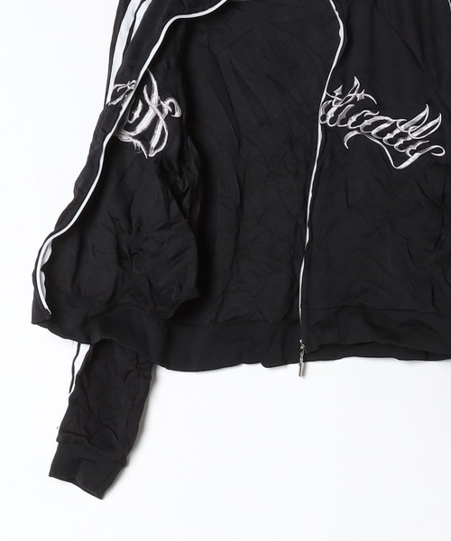 A'GEM/9 × .kom『A'gem/エージェム』Cropped Line Track Jacket /短丈