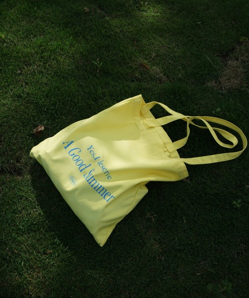 LAC-VERT（ラック・ヴェール）の「カラフルロゴトートバッグ（トートバッグ・レディース・ピンク/イエロー・FREE）」の8枚目の写真