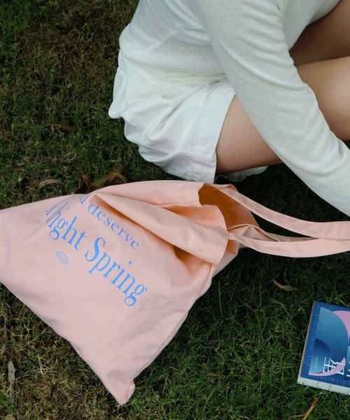 LAC-VERT（ラック・ヴェール）の「カラフルロゴトートバッグ（トートバッグ・レディース・ピンク/イエロー・FREE）」の14枚目の写真