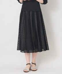 未使用 26年 TO BE CHIC シフォンジー プリーツ スカート 黒 新品 TO BE CHIC｜トゥー ビー シックのスカート通販 - ZOZOTOWN