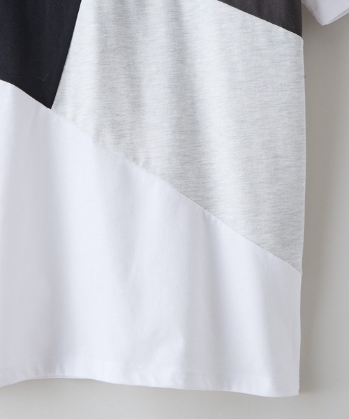 LB/S (エルビーエス)の「【ZERO STAIN/ゼロステイン】汗染みの目立ちにくいTシャツ ZEROSTAIN 切り替えデザインTシャツ 防汚 UVカット 綿タッチ・厚手(Tシャツ/カットソー・メンズ・ホワイト系その他2/ブルー系その他3/ブラック系その他2/ブルー系その他/ホワイト系その他3/ホワイト系その他・X-LARGE/LARGE/MEDIUM)」の18枚目の写真