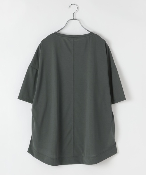 LEPSIM(レプシィム)の「《スグッカワ》ラウンドBIGT 639427【KKfashion紹介アイテム】(Tシャツ/カットソー・レディース・ブラック/ブラウン/オフホワイト/チャコールグレー/オレンジ・FREE)」の10枚目の写真