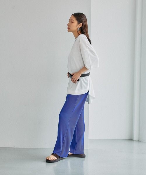 LEPSIM(レプシィム)の「《スグッカワ》ラウンドBIGT 639427【KKfashion紹介アイテム】(Tシャツ/カットソー・レディース・ブラック/ブラウン/オフホワイト/チャコールグレー/オレンジ・FREE)」の22枚目の写真