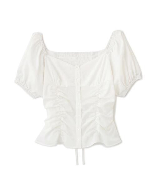 PROPORTION BODY DRESSING（プロポーションボディドレッシング）の「【加藤栞さん着用】＜ａ＞パフスリーブドロストブラウス / 1216119402（シャツ/ブラウス・レディース・ブルー/ホワイト/イエロー・FREE）」の21枚目の写真
