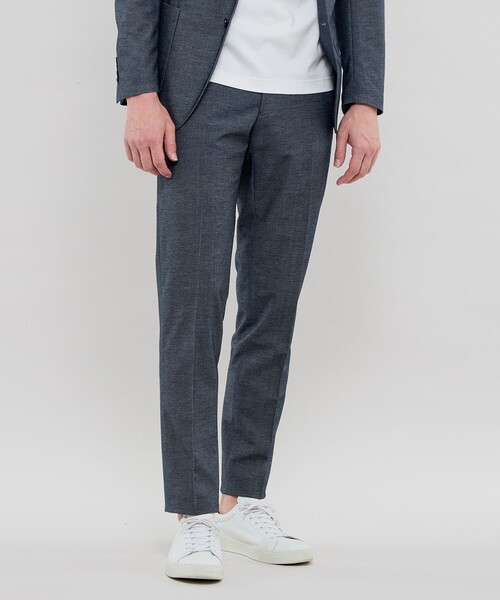 MACKINTOSH LONDON（マッキントッシュ ロンドン）の「【WEB・一部店舗限定】【FLEX JERSEY】デニムジーセットアップパンツ（その他パンツ・メンズ・グレー/ネイビー・82/90/86/78/94）」の2枚目の写真