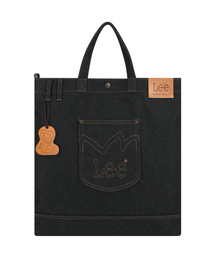 Wacky WiLLy（ワッキーウィリー）の「[ワキウィリー x Lee] デニムトートバッグ ブラック（トートバッグ）」