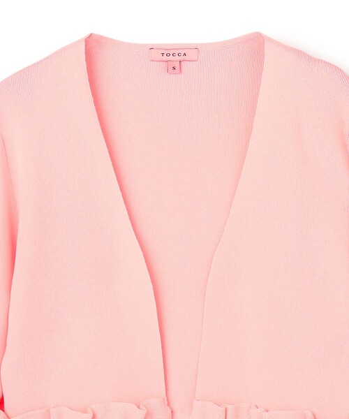 TOCCA(トッカ)の「WHIP AIR BOLERO ボレロ(カーディガン/ボレロ・レディース・アイボリー系/ピンク系・SMALL/MEDIUM)」の9枚目の写真