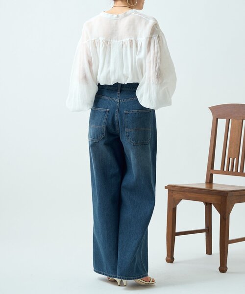 BEARDSLEY(ビアズリー)の「ラミーソデボリュームシャツ(シャツ/ブラウス・レディース・サックスブルー/ピンク/ホワイト・FREE)」の18枚目の写真