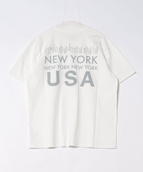 Manhattan Portage(マンハッタンポーテージ)の「Short Sleeve Print T-Shirts(Tシャツ/カットソー・メンズ・オレンジ/ライトカーキ/ホワイト・X-LARGE/MEDIUM/LARGE)」の16枚目の写真
