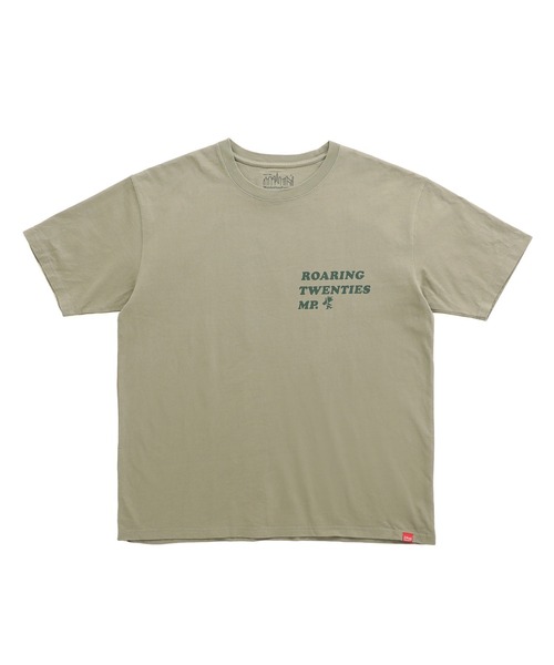 Manhattan Portage(マンハッタンポーテージ)の「Short Sleeve Print T-Shirts(Tシャツ/カットソー・メンズ・オレンジ/ライトカーキ/ホワイト・X-LARGE/MEDIUM/LARGE)」の2枚目の写真