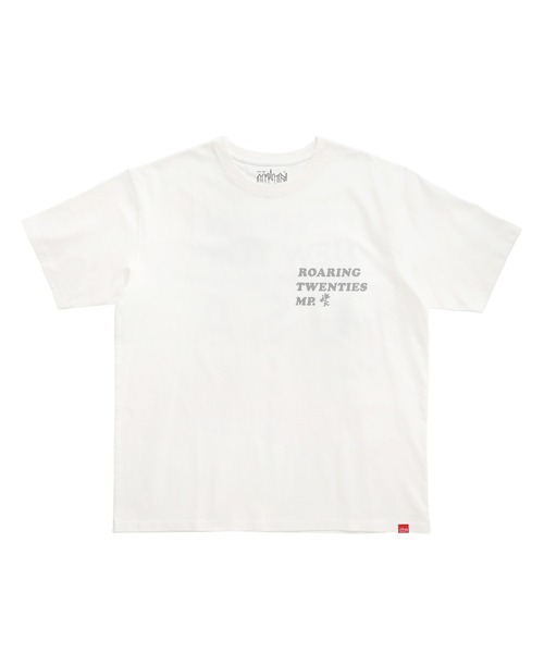 Manhattan Portage(マンハッタンポーテージ)の「Short Sleeve Print T-Shirts(Tシャツ/カットソー・メンズ・オレンジ/ライトカーキ/ホワイト・X-LARGE/MEDIUM/LARGE)」の1枚目の写真