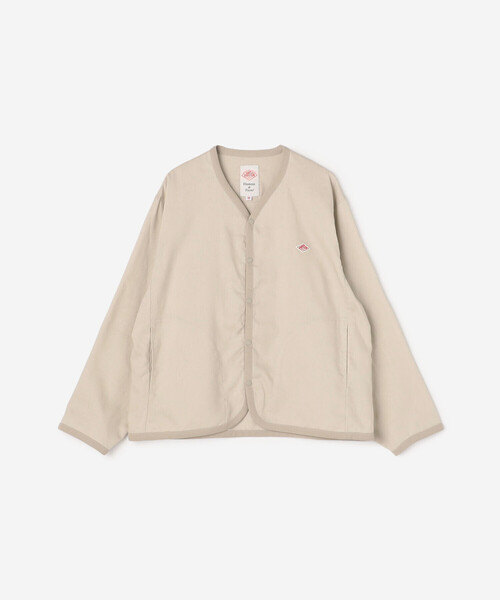 DANTON(ダントン)の「DANTON | リネンポリエステル シャツカーディガン WOMEN(シャツ/ブラウス・レディース・グレイッシュベージュ/ブラック/ピンク・36)」の14枚目の写真