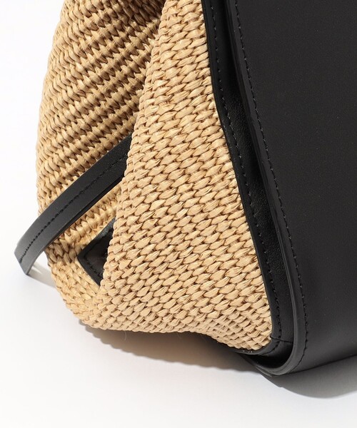 VIOLAd'ORO（ヴィオラドーロ）の「VIOLAd'ORO SANDRO ラフィア レザーコンビ ハンドバッグ（ハンドバッグ・レディース・ブラック系その他・FREE）」の8枚目の写真