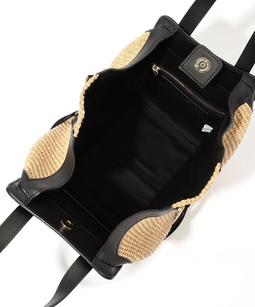 VIOLAd'ORO（ヴィオラドーロ）の「VIOLAd'ORO SANDRO ラフィア レザーコンビ ハンドバッグ（ハンドバッグ・レディース・ブラック系その他・FREE）」の10枚目の写真