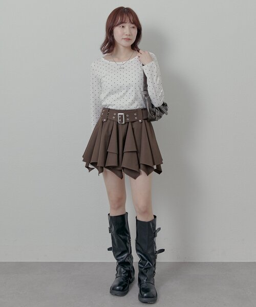mline（エムライン）の「[mline]プレートドットPACKT（Tシャツ/カットソー・レディース・オフホワイト・FREE）」の12枚目の写真