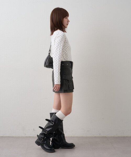 mline（エムライン）の「[mline]プレートドットPACKT（Tシャツ/カットソー・レディース・オフホワイト・FREE）」の15枚目の写真