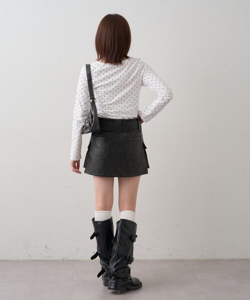 mline（エムライン）の「[mline]プレートドットPACKT（Tシャツ/カットソー・レディース・オフホワイト・FREE）」の16枚目の写真