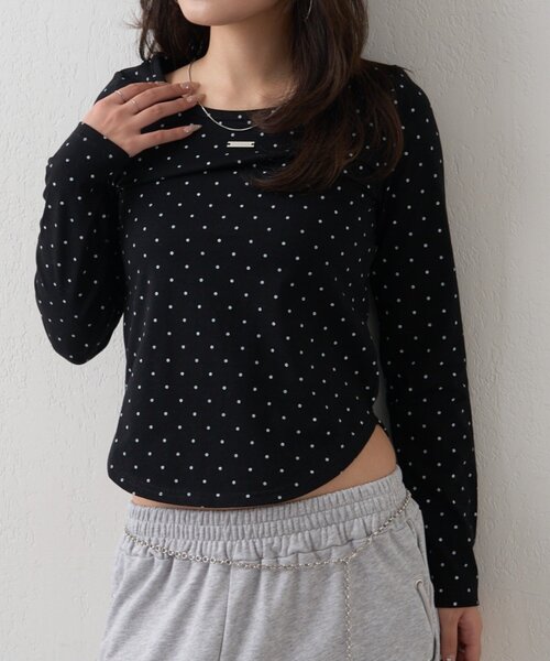 mline（エムライン）の「[mline]プレートドットPACKT（Tシャツ/カットソー・レディース・オフホワイト・FREE）」の21枚目の写真
