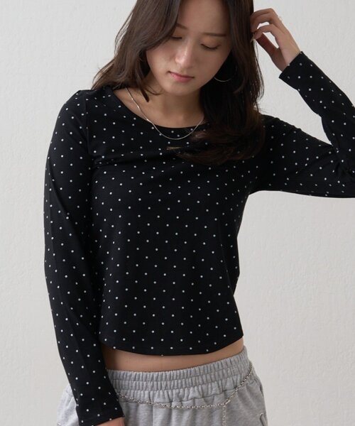 mline（エムライン）の「[mline]プレートドットPACKT（Tシャツ/カットソー・レディース・オフホワイト・FREE）」の22枚目の写真