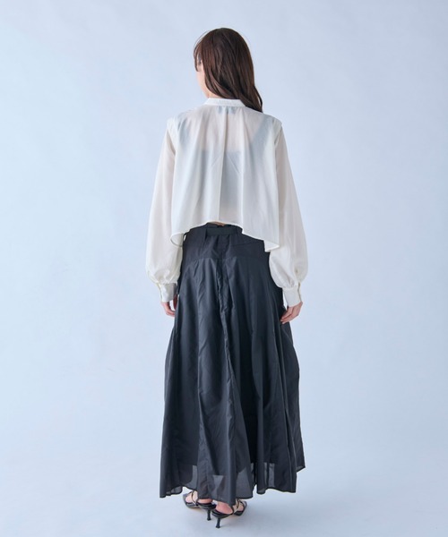 ottilie(オティーリエ)の「【 c/est / シーエ 】 EUPHROSYNE / スカート 2616002 API(スカート・レディース・チャコールグレー/ブラック・FREE)」の7枚目の写真