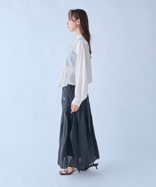 ottilie(オティーリエ)の「【 c/est / シーエ 】 EUPHROSYNE / スカート 2616002 API(スカート・レディース・チャコールグレー/ブラック・FREE)」の6枚目の写真