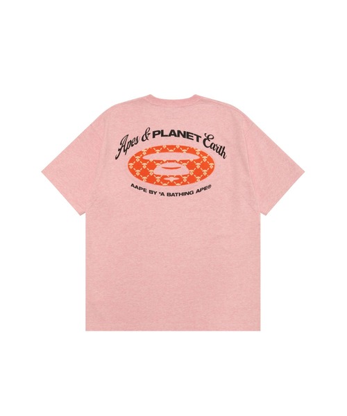 AAPE BY A BATHING APE（エーエイプバイアベイシングエイプ）の「AAPE FANCY MAIN TEE（Tシャツ/カットソー・メンズ・ピンク・LARGE/MEDIUM/SMALL/X-LARGE）」の2枚目の写真