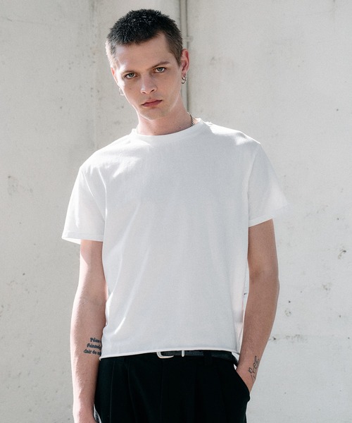 roll-edge essential box T-shirt / ロールエッジエッセンシャル