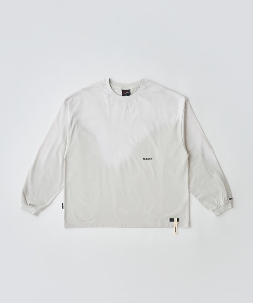 ADAM PATEK(アダムパテック)の「ADAMPATEK/gallagher aging embroidered long-sleeved T/刺繍入りエイジング加工ロングスリーブT(AP2614020)(Tシャツ/カットソー・レディース・ホワイト/ブラック/ピンク/グリーン・1/2)」の1枚目の写真