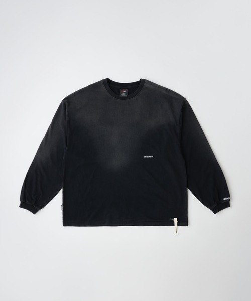 ADAM PATEK(アダムパテック)の「ADAMPATEK/gallagher aging embroidered long-sleeved T/刺繍入りエイジング加工ロングスリーブT(AP2614020)(Tシャツ/カットソー・レディース・ホワイト/ブラック/ピンク/グリーン・1/2)」の7枚目の写真