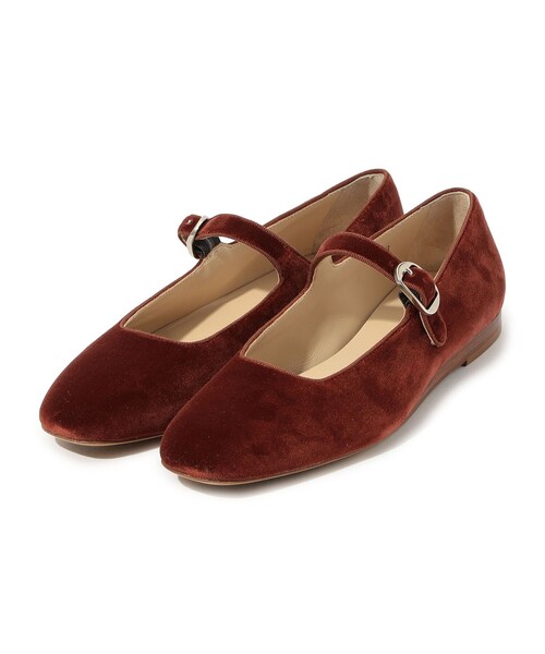 TOMORROWLAND (トゥモローランド)の「LE MONDE BERYL BALLET MARY JANE メリージェーン(バレエシューズ・レディース・レッド/ブラック・37/38/39/36)」の1枚目の写真