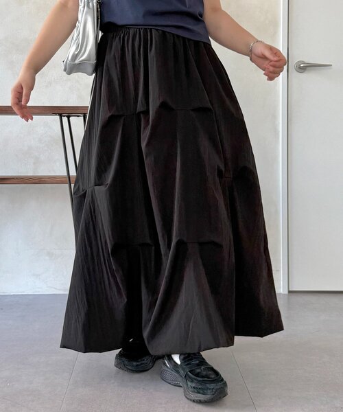 CPCM(シーピーシーエム)の「タックバルーンスカート(スカート・レディース・ブラック/グレー/イエロー/ホワイト・FREE)」の10枚目の写真