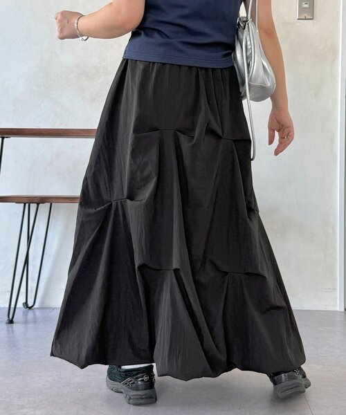 CPCM(シーピーシーエム)の「タックバルーンスカート(スカート・レディース・ブラック/グレー/イエロー/ホワイト・FREE)」の12枚目の写真
