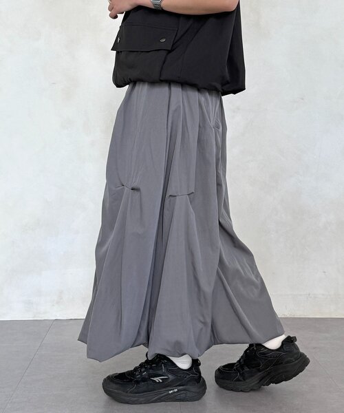 CPCM(シーピーシーエム)の「タックバルーンスカート(スカート・レディース・ブラック/グレー/イエロー/ホワイト・FREE)」の15枚目の写真